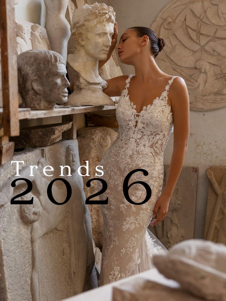 Romantische trouwjurk met vintage invloeden volgens de trouwjurken trends 2026 bij Charmé Bridal